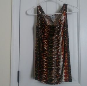 Worthington Petite Stretch Multi-Colored Tank Top